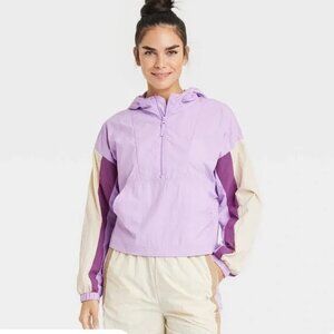 Joylab Pullover Windbreaker Lavender/Purple/Ivory